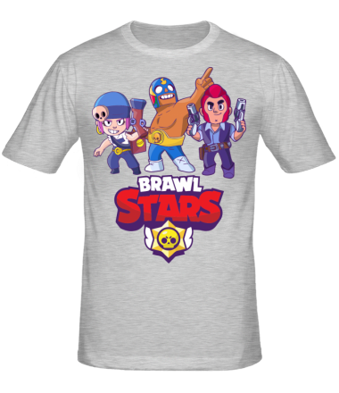Мужская футболка Brawl Stars Three Characters