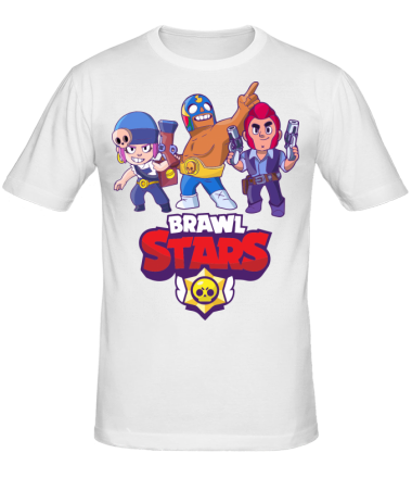 Мужская футболка Brawl Stars Three Characters