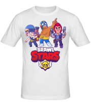 Мужская футболка Brawl Stars Three Characters фото