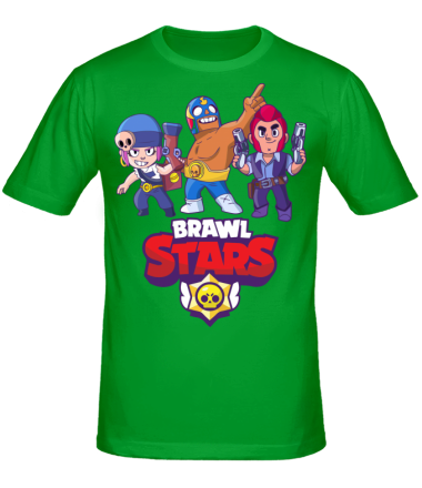 Мужская футболка Brawl Stars Three Characters