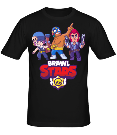 Мужская футболка Brawl Stars Three Characters