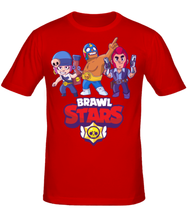 Мужская футболка Brawl Stars Three Characters