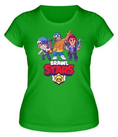 Женская футболка Brawl Stars Three Characters