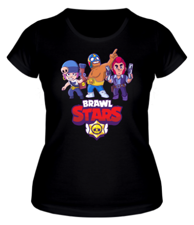 Женская футболка Brawl Stars Three Characters
