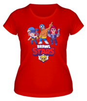 Женская футболка Brawl Stars Three Characters фото