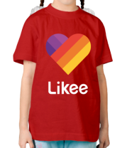 Детская футболка Likee logo фото