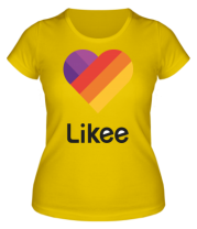 Женская футболка Likee logo фото