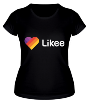 Женская футболка Likee logo фото