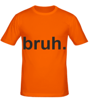 Мужская футболка bruh  фото