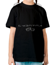 Детская футболка Cybertruck tesla logo фото