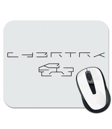 Коврик для мыши Cybertruck tesla logo