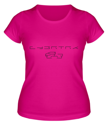 Женская футболка Cybertruck tesla logo
