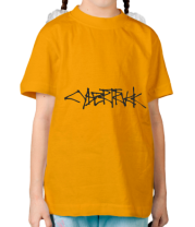 Детская футболка Cybertruck tesla logo фото