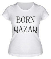 Женская футболка BORN QAZAQ  фото
