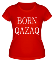 Женская футболка BORN QAZAQ  фото