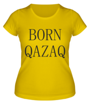 Женская футболка BORN QAZAQ  фото