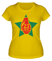Женская футболка 23 февраля  фото