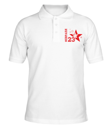 Мужская футболка поло 23 февраля 