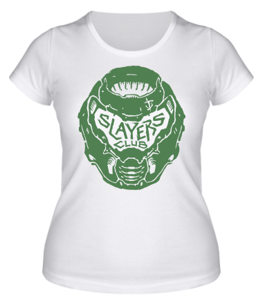 Женская футболка DOOM Slayer Club 