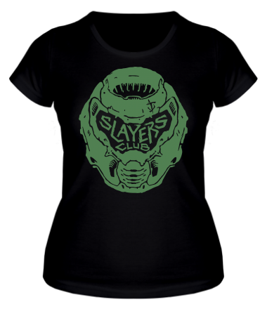 Женская футболка DOOM Slayer Club 