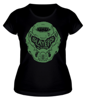 Женская футболка DOOM Slayer Club  фото
