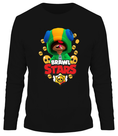 Мужская футболка длинный рукав Bs Leon and yellow ghosts