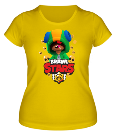 Женская футболка Bs Leon and yellow ghosts