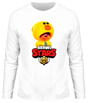 Мужская футболка длинный рукав Leon hero and logo фото