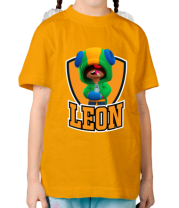 Детская футболка BS Leon emblem shield фото