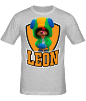 Мужская футболка BS Leon emblem shield фото