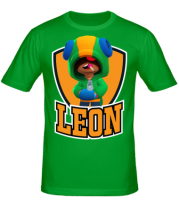 Мужская футболка BS Leon emblem shield фото