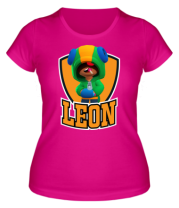 Женская футболка BS Leon emblem shield фото