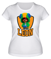 Женская футболка BS Leon emblem shield фото