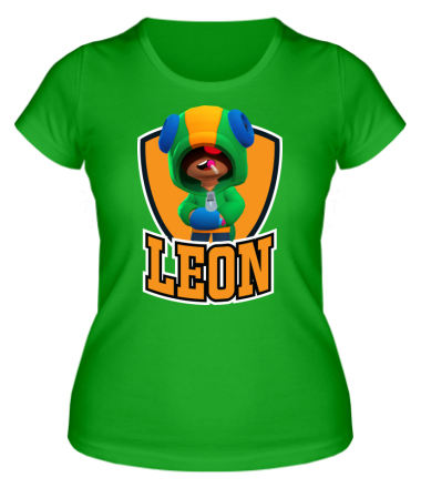 Женская футболка BS Leon emblem shield