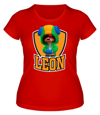 Женская футболка BS Leon emblem shield