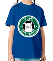 Детская футболка Nope not today фото