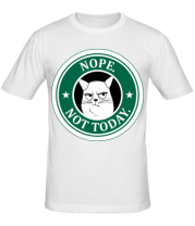 Мужская футболка Nope not today фото