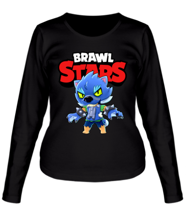 Женская футболка длинный рукав Brawl stars werewolf