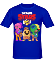 Мужская футболка Brawl Stars three characters from the game фото