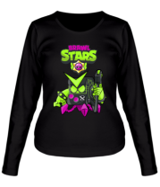 Женская футболка длинный рукав Virus 8-Bit New Skin Brawl Stars фото