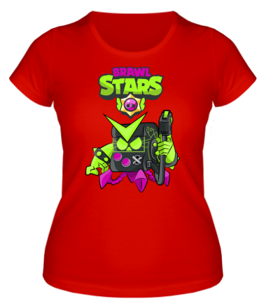Женская футболка Virus 8-Bit New Skin Brawl Stars