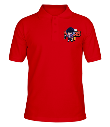 Мужская футболка поло  Bibi from Brawl Stars