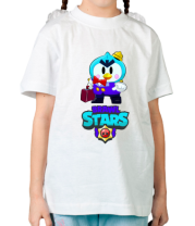 Детская футболка Brawl stars Mr Penguin фото