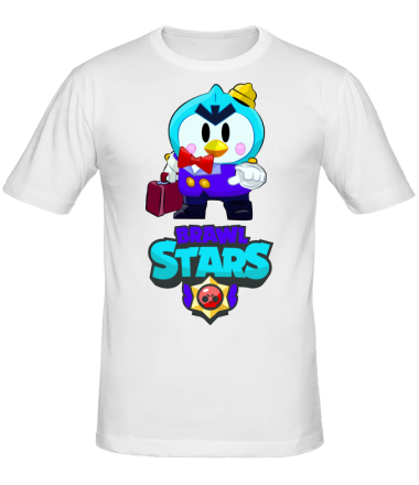 Мужская футболка Brawl stars Mr Penguin