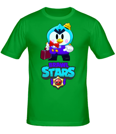 Мужская футболка Brawl stars Mr Penguin