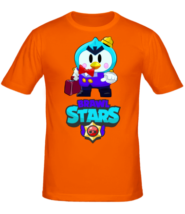 Мужская футболка Brawl stars Mr Penguin