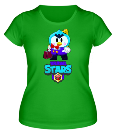 Женская футболка Brawl stars Mr Penguin