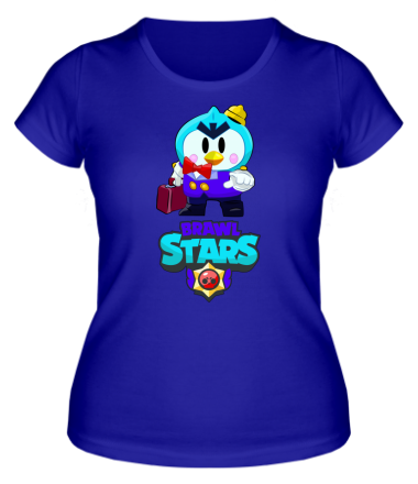 Женская футболка Brawl stars Mr Penguin