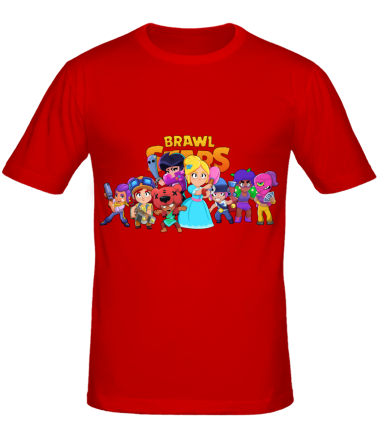 Мужская футболка Brawl stars girl