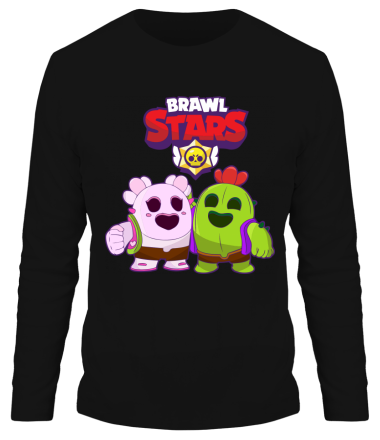 Мужская футболка длинный рукав BS Sakura and Spike